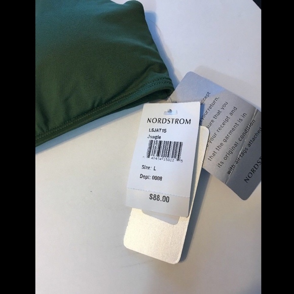 NWT! L Space Jaime Bikini Top Jungle Green Large - Picture 2 of 8